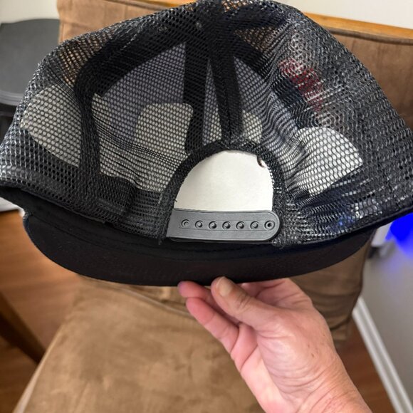 New California flag curved bill Cali adult one-size trucker hat cap. - Picture 5 of 8